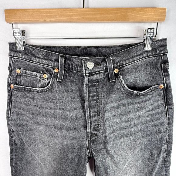 Levi's 501 Skinny Coal Black Jeans 29 - Picture 3 of 10